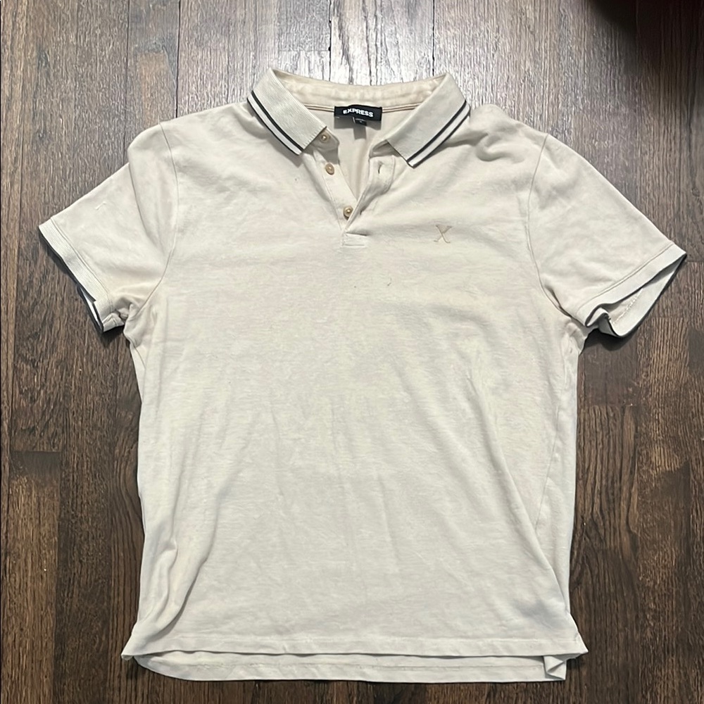 Men's Express Cream Polo Shirt